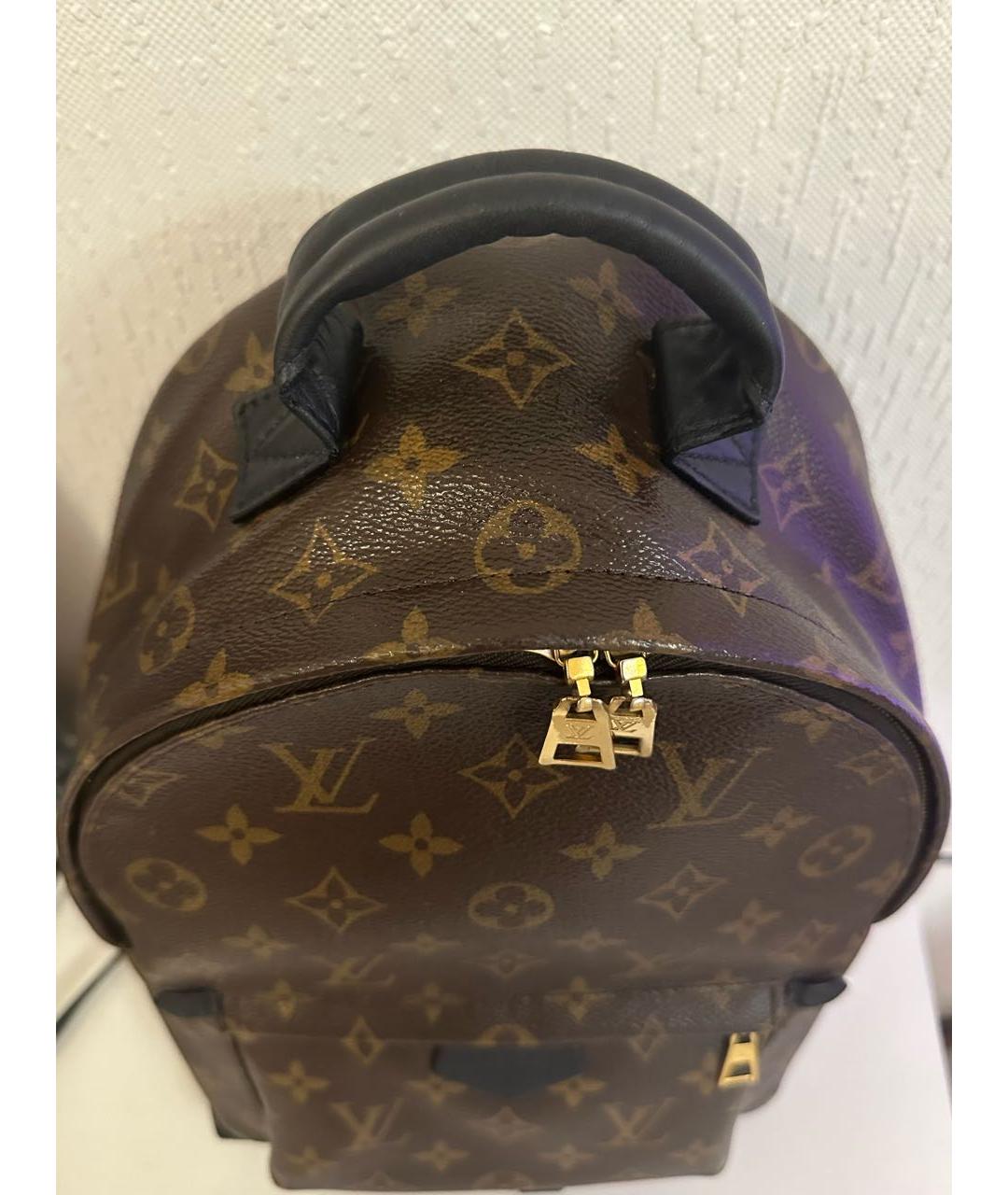 LOUIS VUITTON Коричневый рюкзак, фото 6