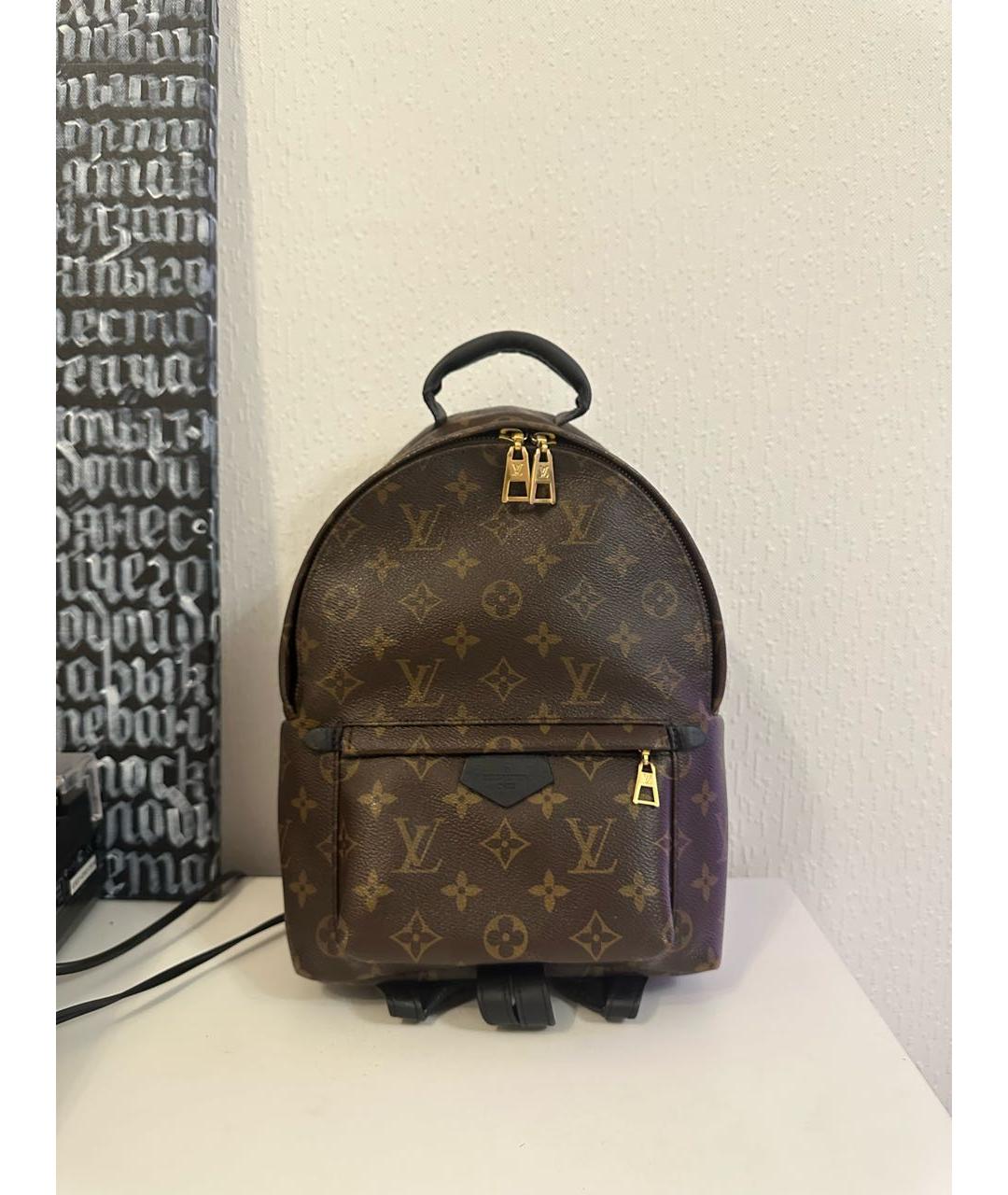 LOUIS VUITTON Коричневый рюкзак, фото 7