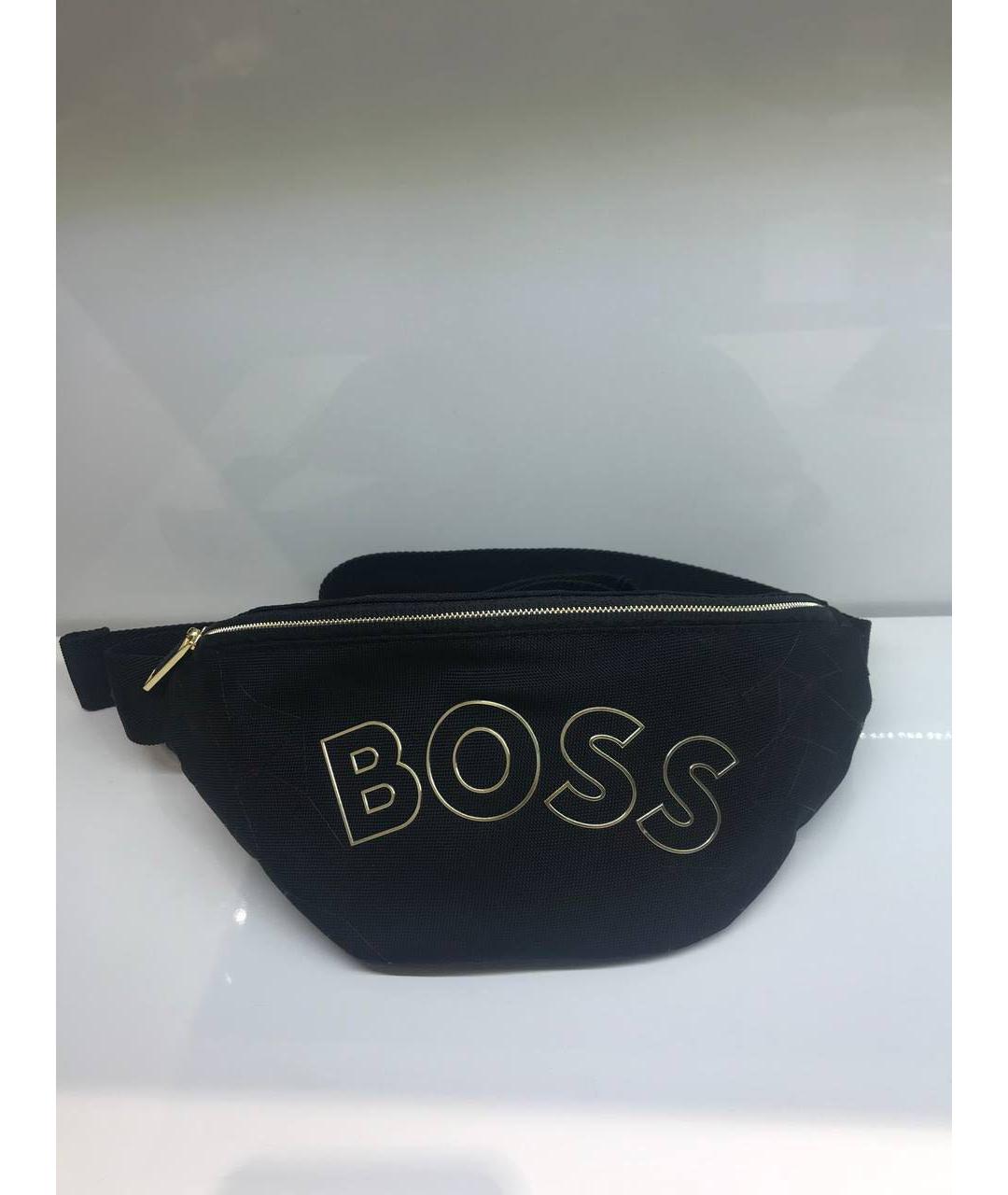 HUGO BOSS Черная поясная сумка, фото 3