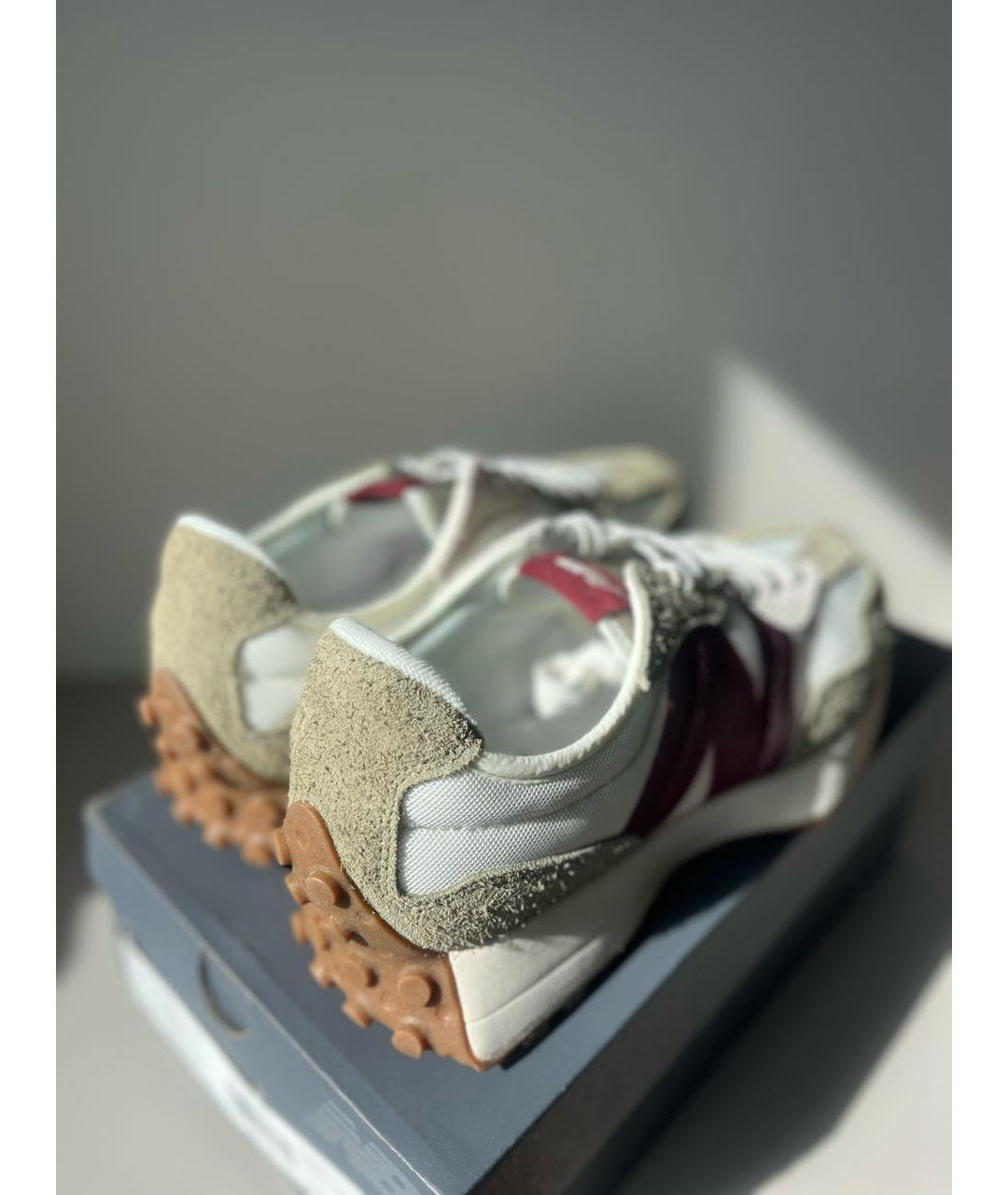 NEW BALANCE Зеленые замшевые низкие кроссовки / кеды, фото 4