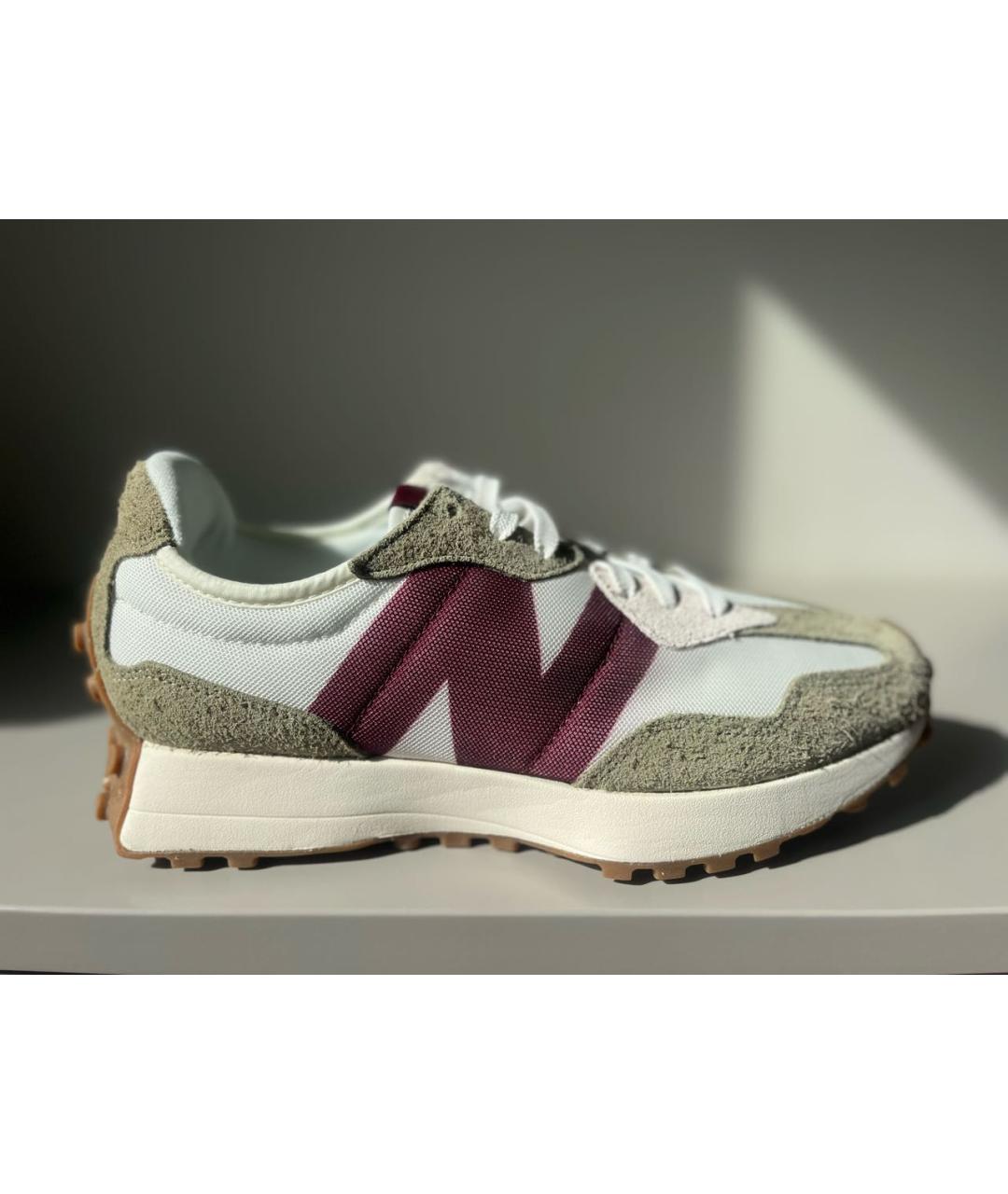 NEW BALANCE Зеленые замшевые низкие кроссовки / кеды, фото 5