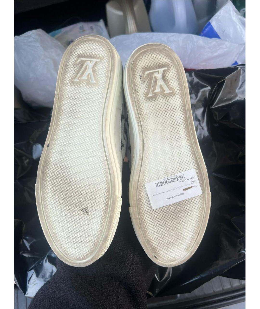 LOUIS VUITTON Белые кеды, фото 7