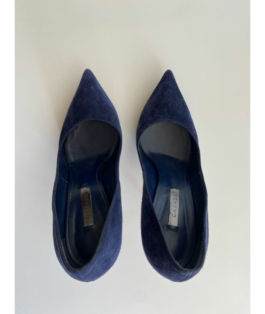 CASADEI Темно-синие замшевые туфли, фото 3