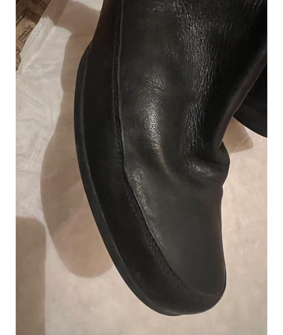 BALLY Черные кожаные сапоги, фото 8