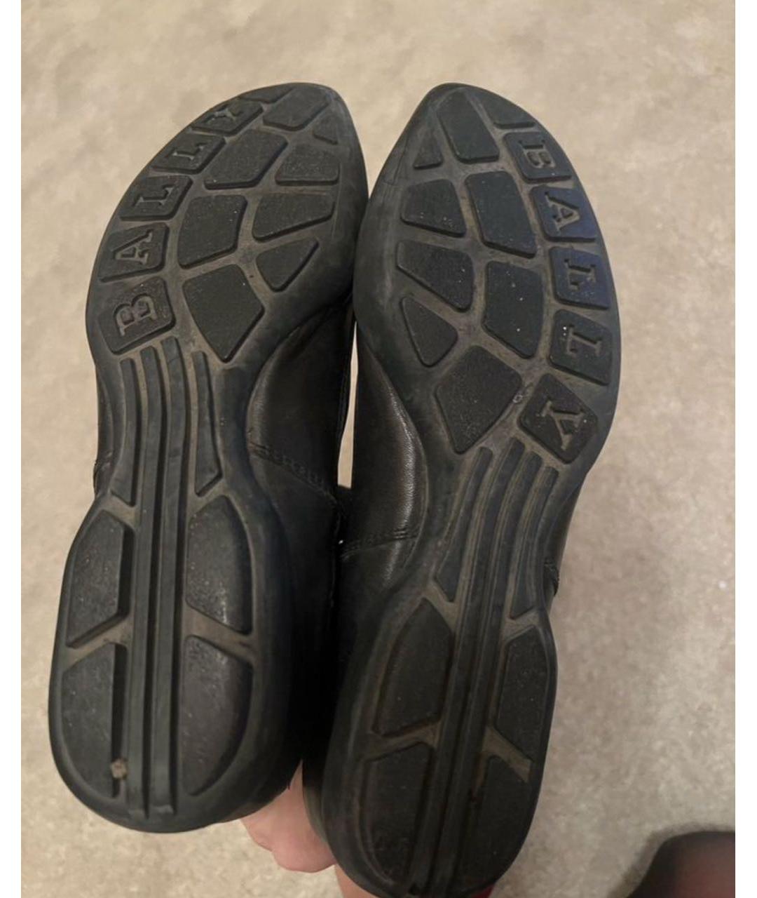 BALLY Черные кожаные сапоги, фото 6