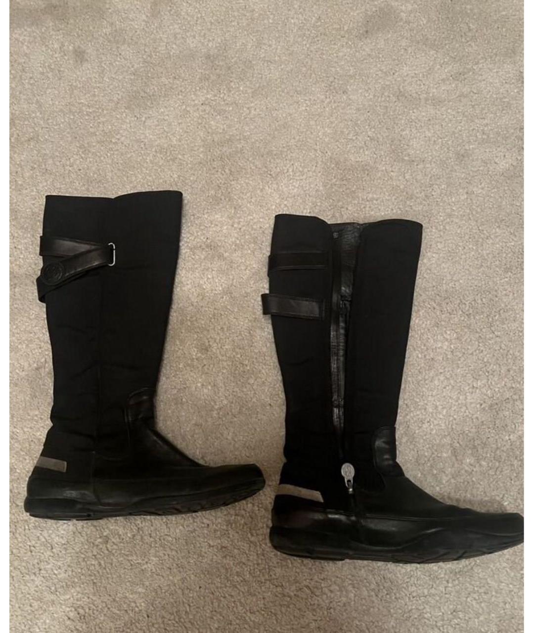 BALLY Черные кожаные сапоги, фото 9