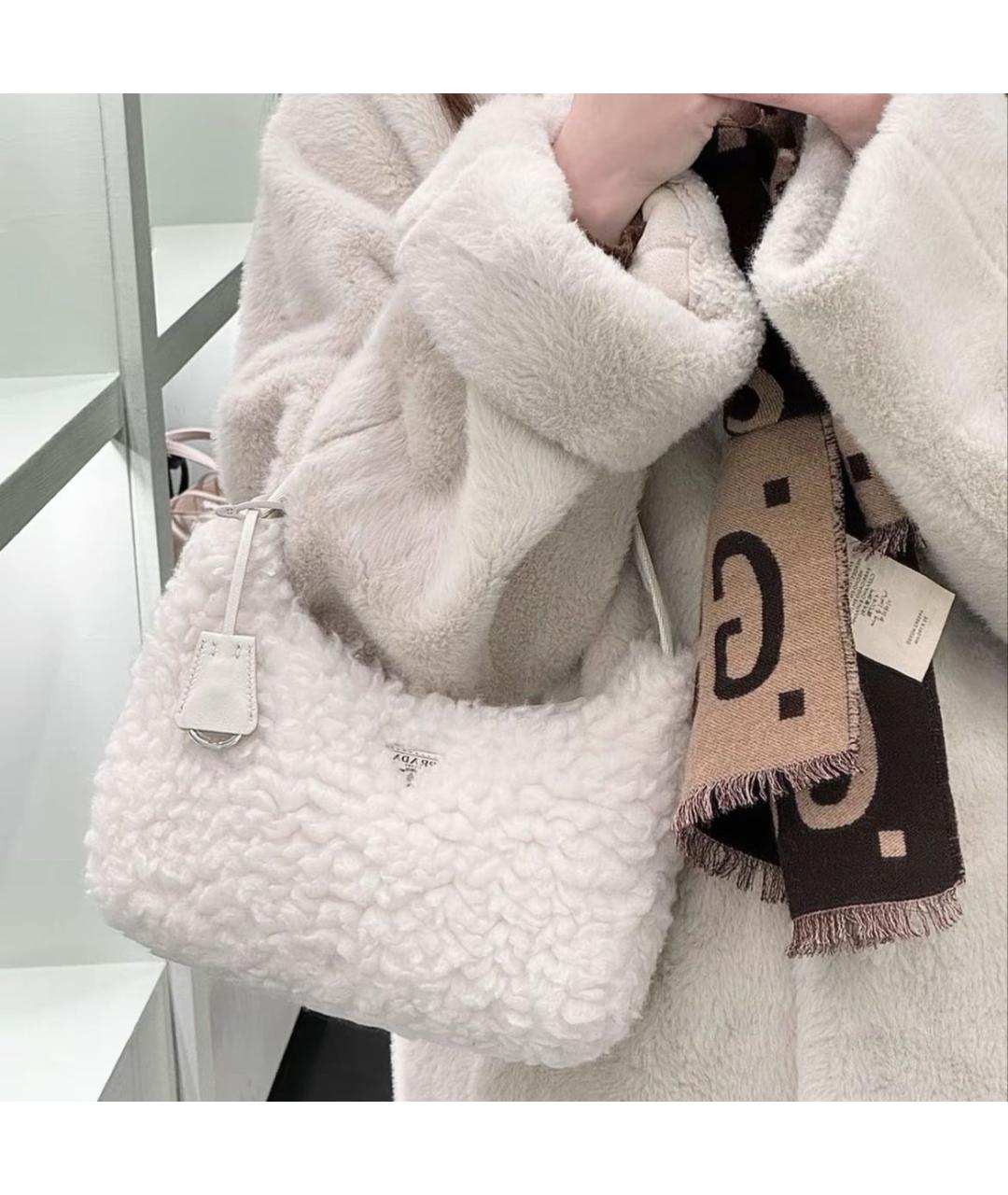 PRADA Белая сумка через плечо, фото 3