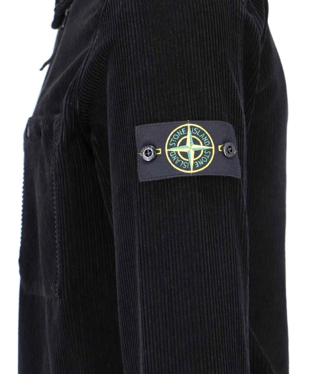 STONE ISLAND Черная куртка, фото 3