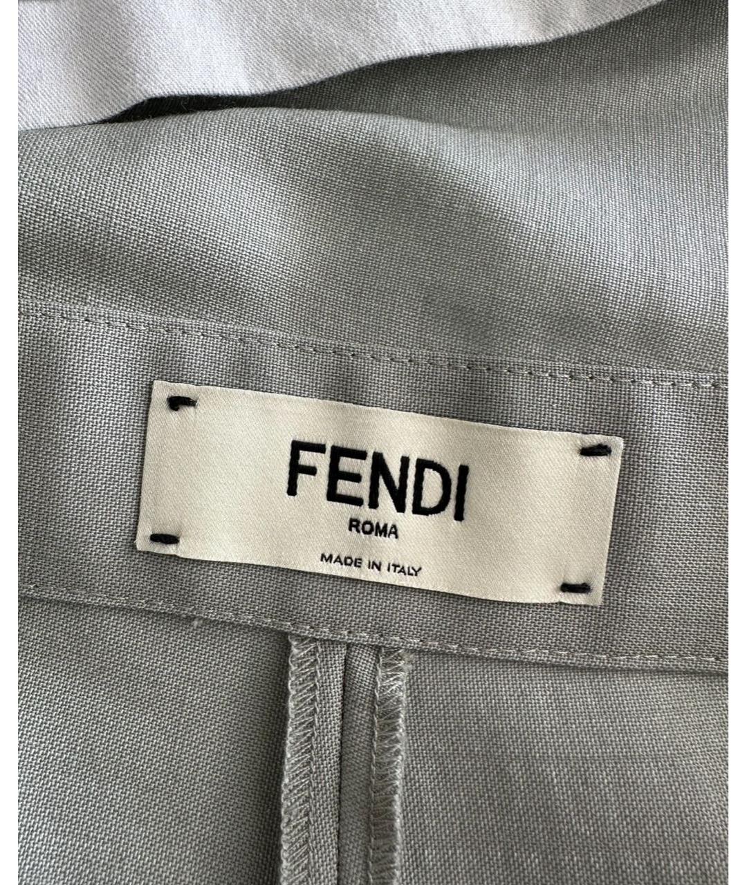 FENDI Шерстяные шорты, фото 4