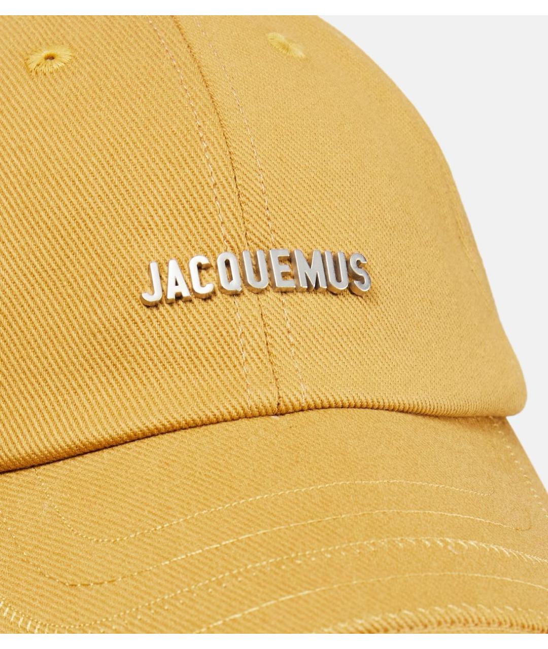 JACQUEMUS Горчичная кепка, фото 3