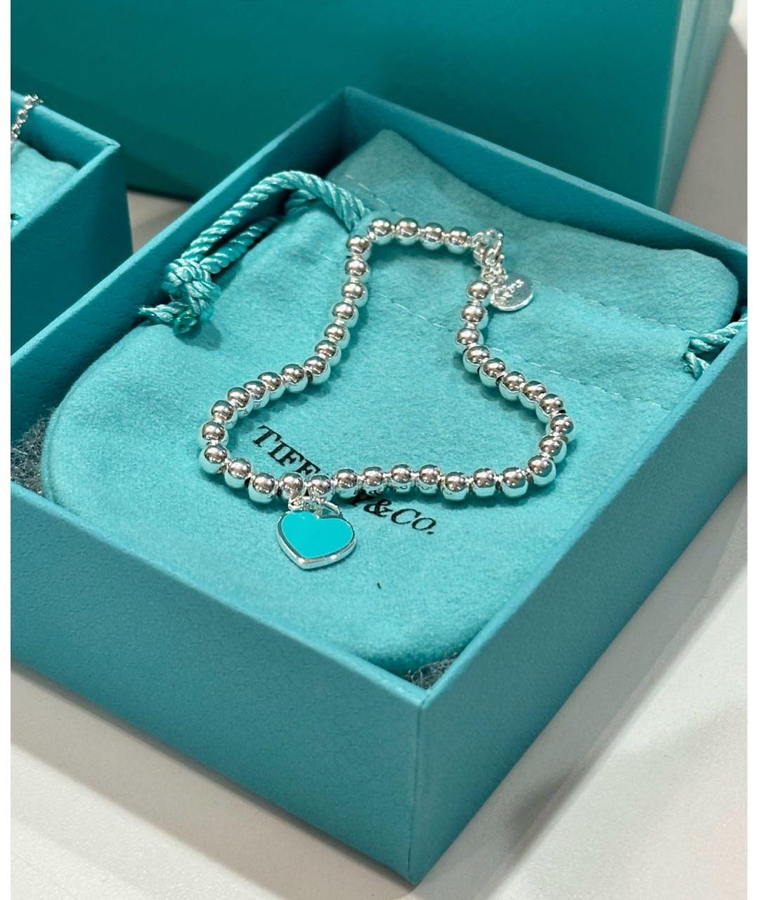 TIFFANY&CO Серебрянный серебряный браслет, фото 4