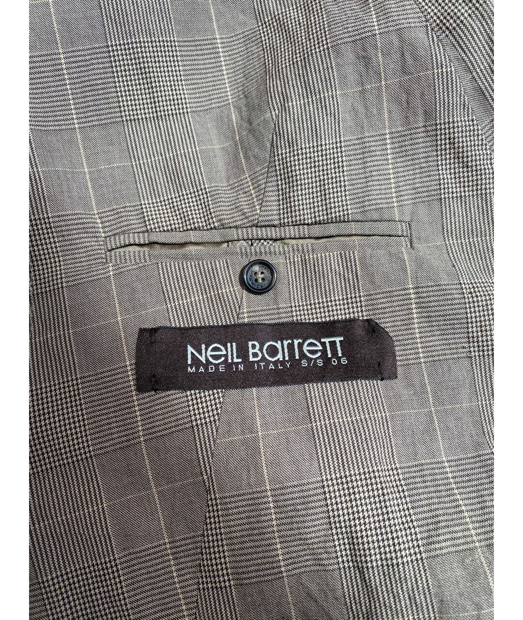 NEIL BARRETT Серый жакет/пиджак, фото 3