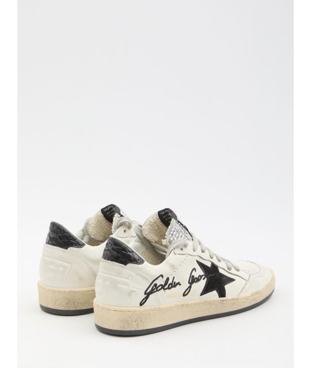 GOLDEN GOOSE DELUXE BRAND Белые кожаные кеды, фото 3