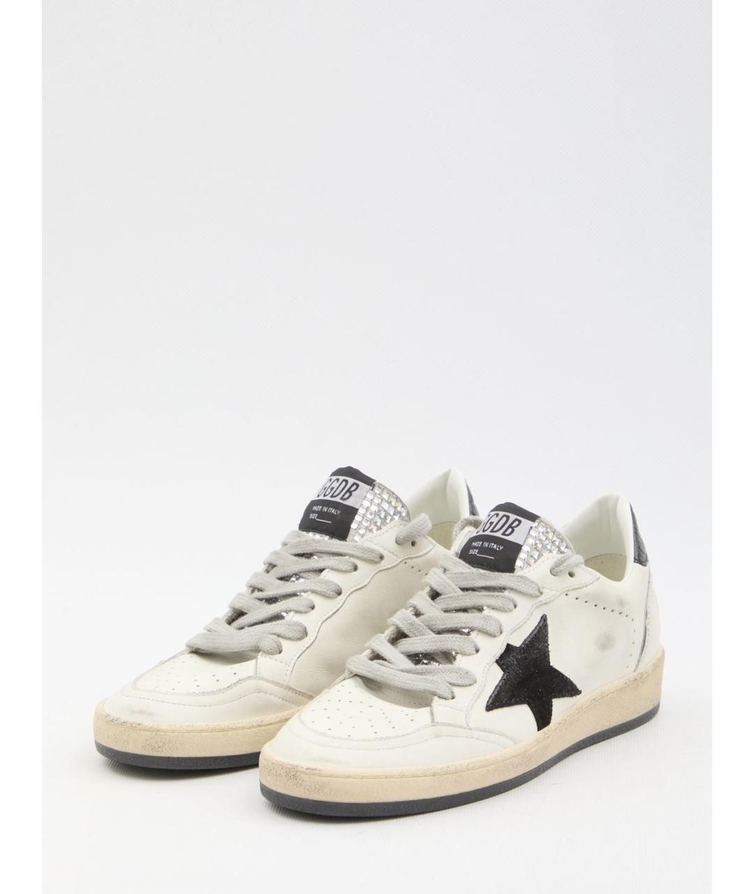 GOLDEN GOOSE DELUXE BRAND Белые кожаные кеды, фото 2