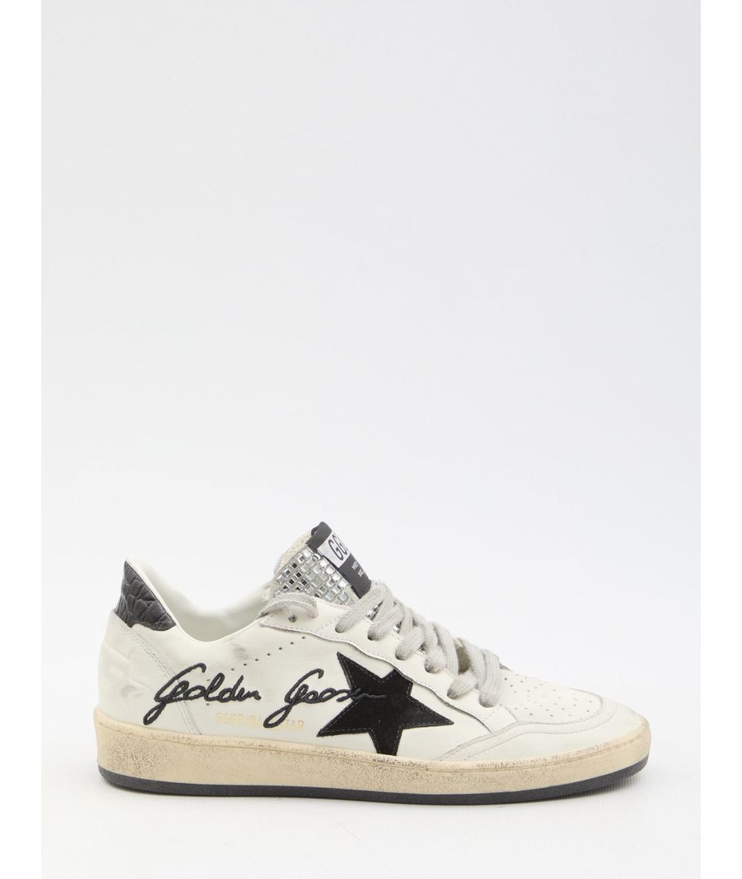 GOLDEN GOOSE DELUXE BRAND Белые кожаные кеды, фото 5