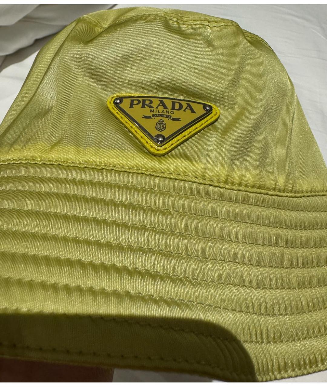 PRADA Желтая панама, фото 3