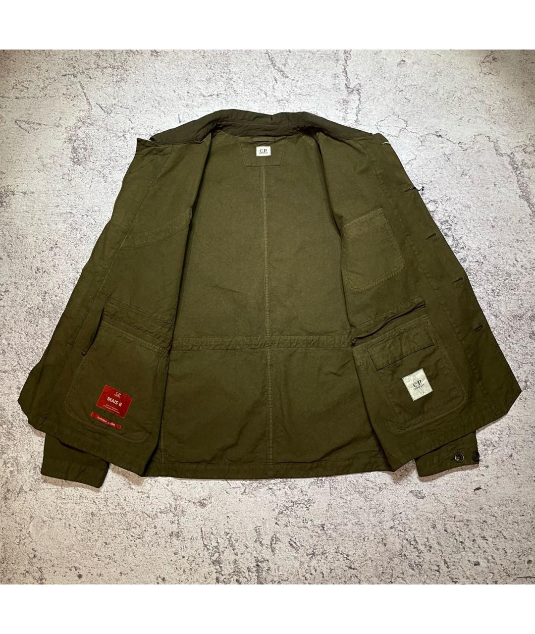 CP COMPANY Хаки хлопковая куртка, фото 3