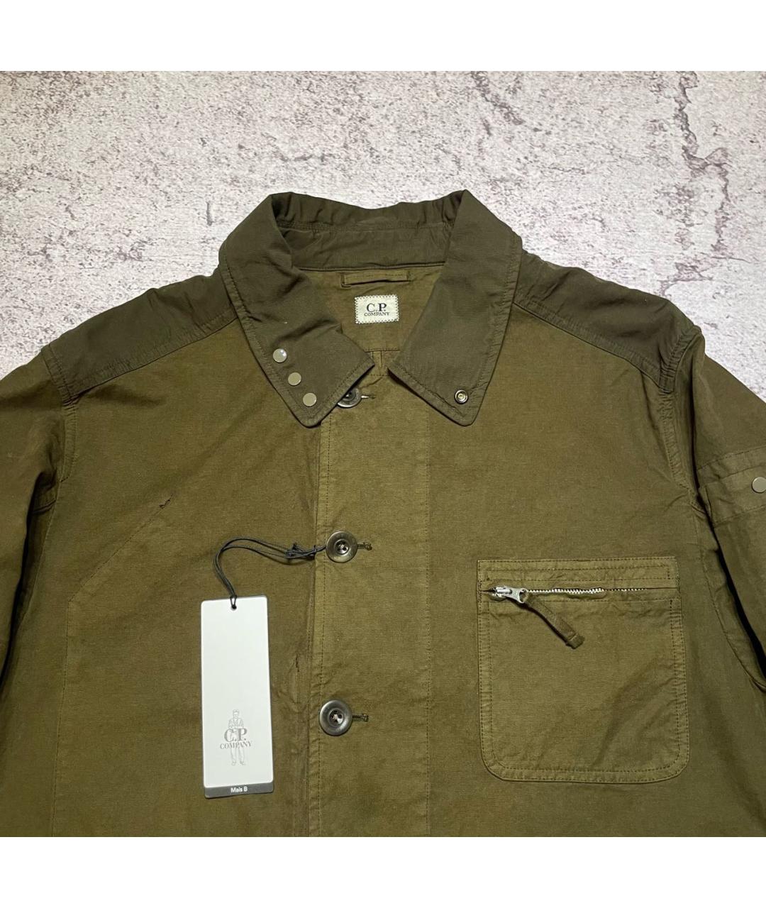 CP COMPANY Хаки хлопковая куртка, фото 4