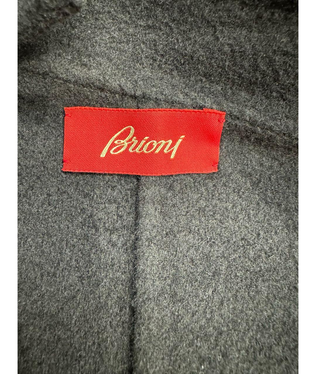 BRIONI Коричневое кашемировое пальто, фото 4