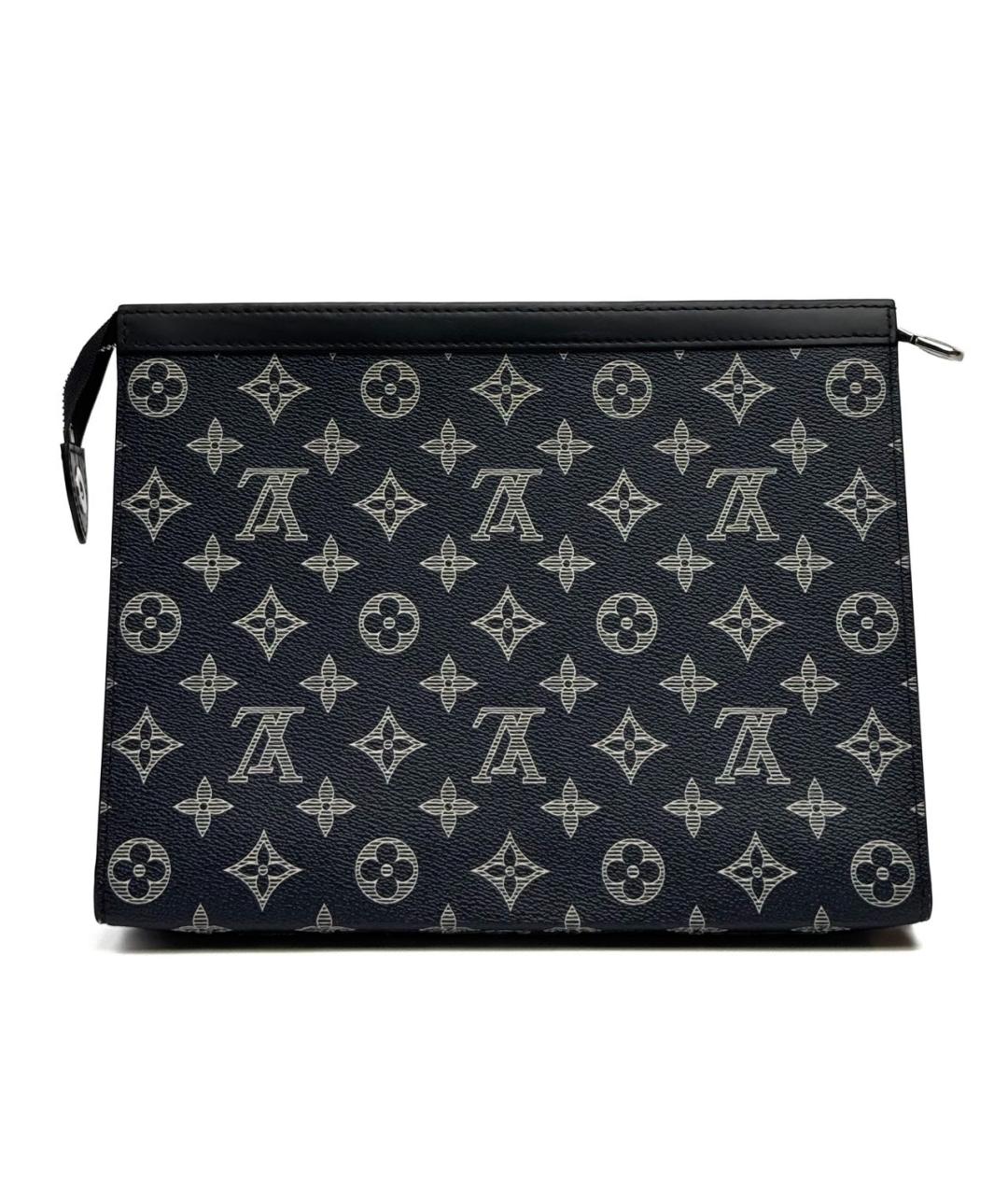 LOUIS VUITTON Темно-синяя барсетка, фото 2