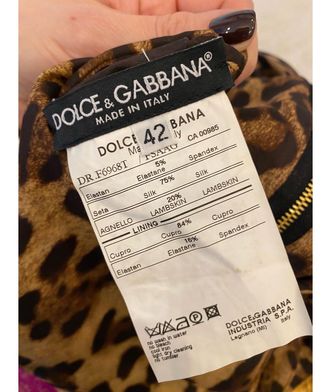 DOLCE&GABBANA Шелковое вечернее платье, фото 2