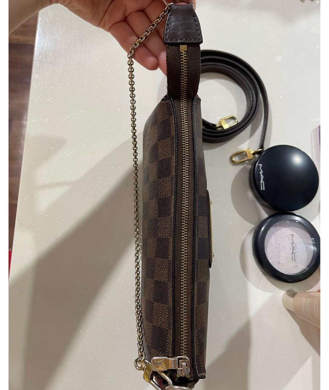 LOUIS VUITTON Коричневая сумка через плечо, фото 4