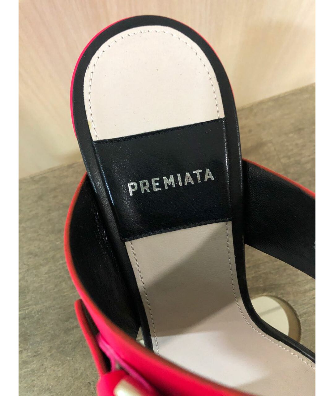 PREMIATA Фуксия кожаные босоножки, фото 3