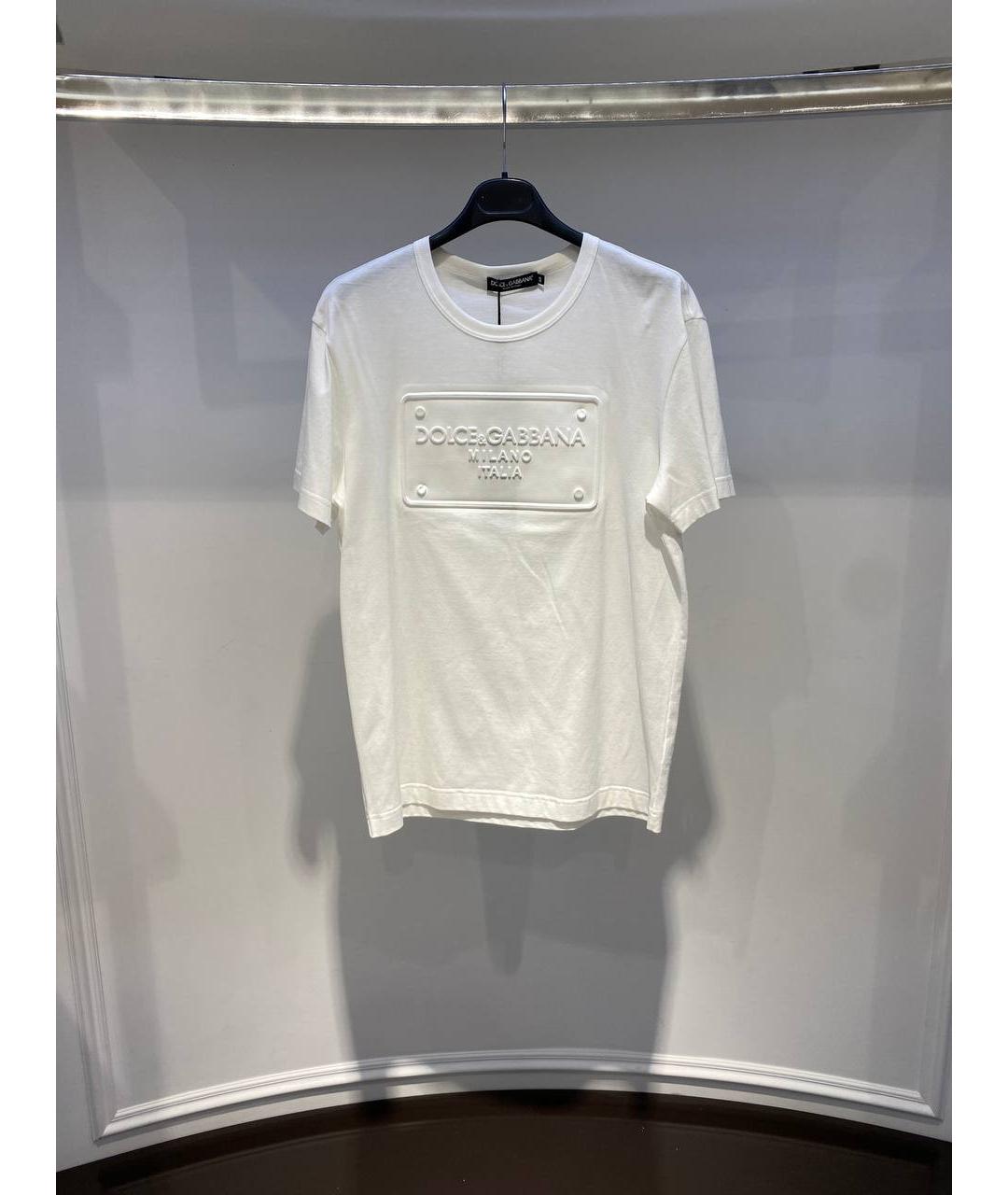 DOLCE&GABBANA Белая футболка, фото 3