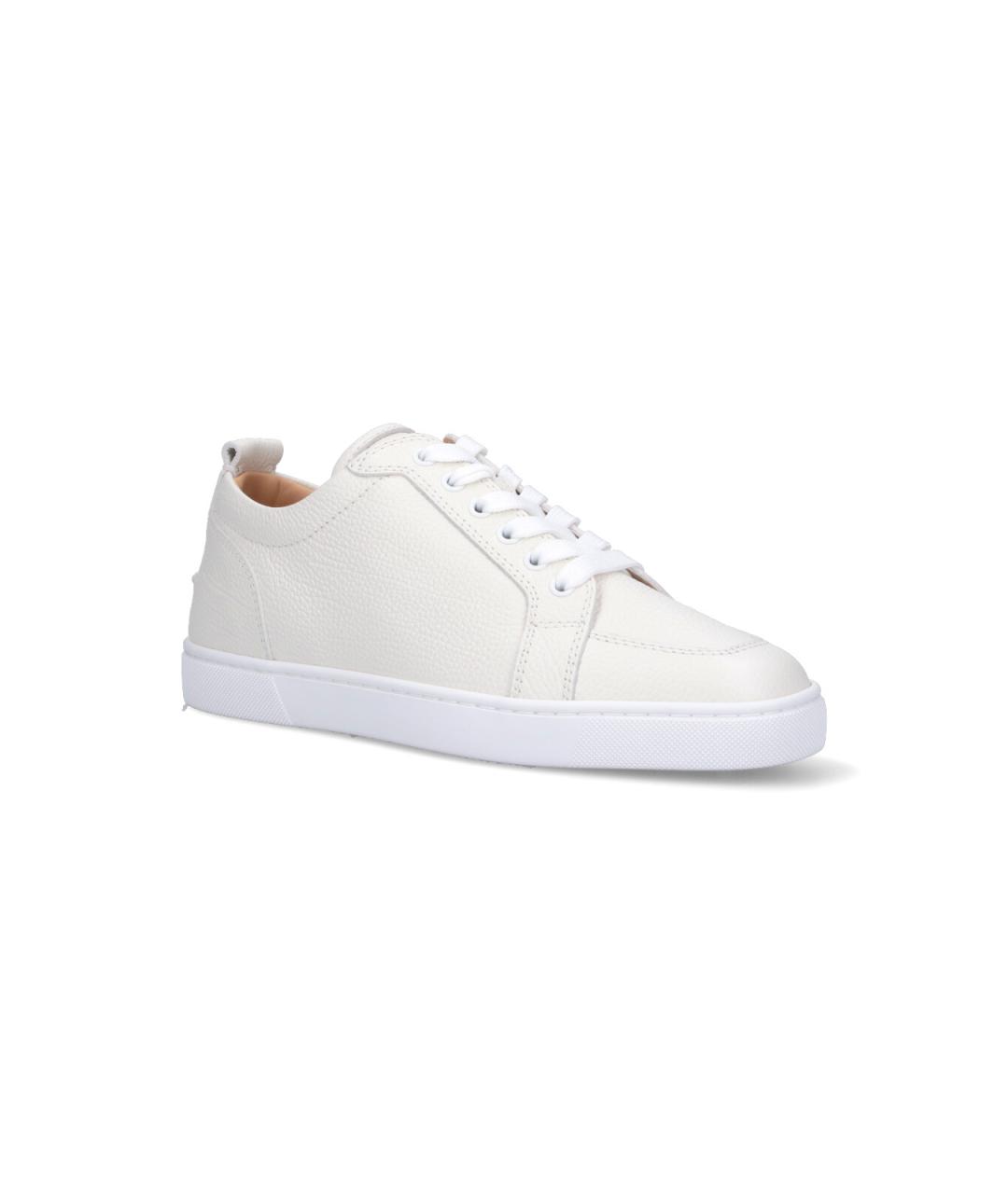 Christian louboutin low top white hotsell