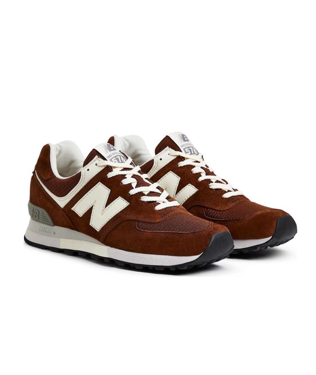 NEW BALANCE Коричневые низкие кроссовки / кеды, фото 2