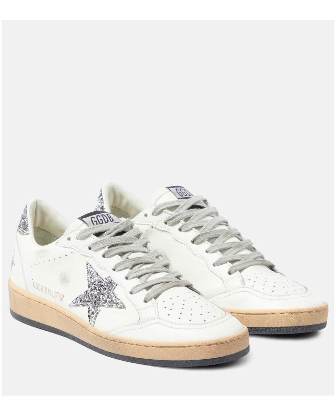 GOLDEN GOOSE DELUXE BRAND Белые кожаные кеды, фото 7