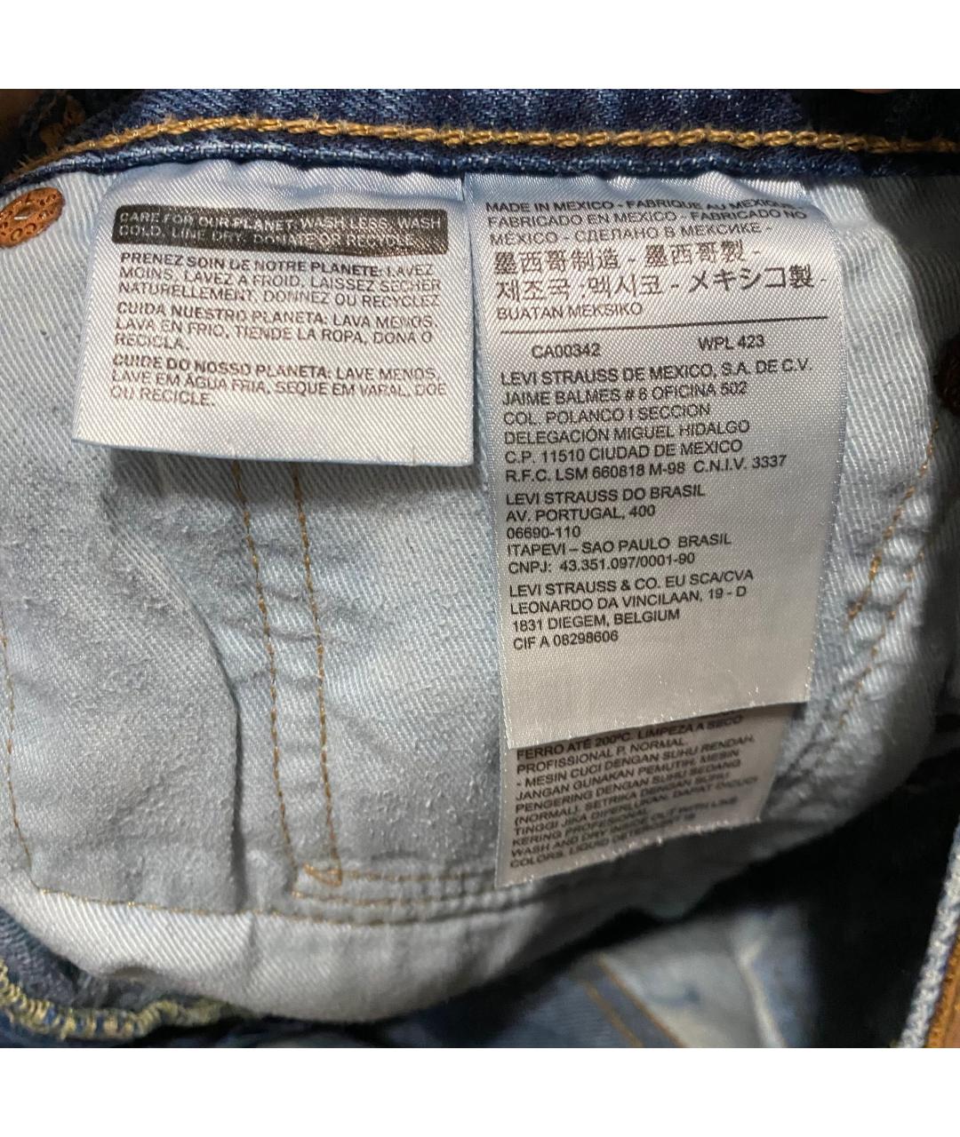 LEVI'S Голубые прямые джинсы, фото 8