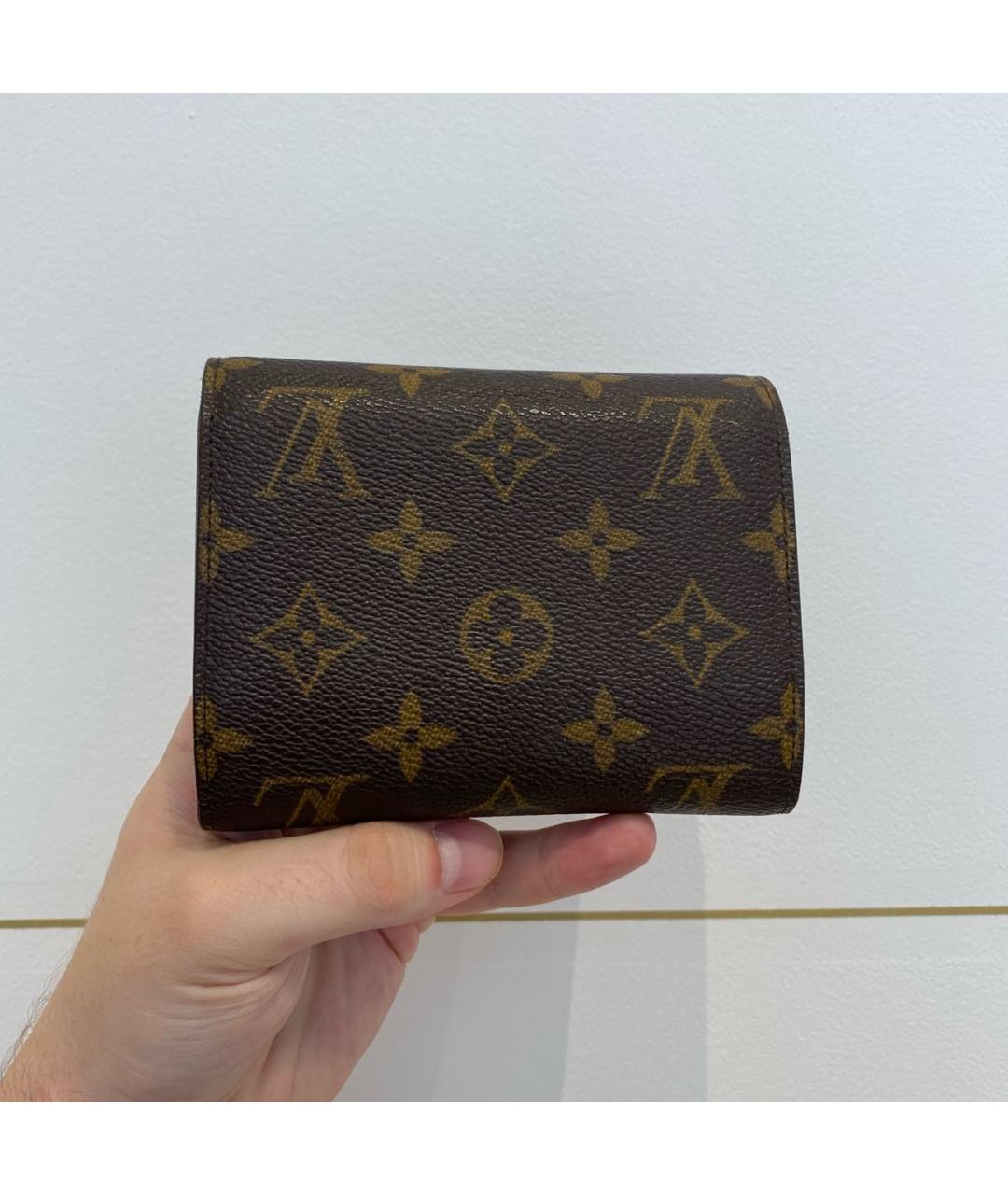 LOUIS VUITTON Коричневый кошелек, фото 2