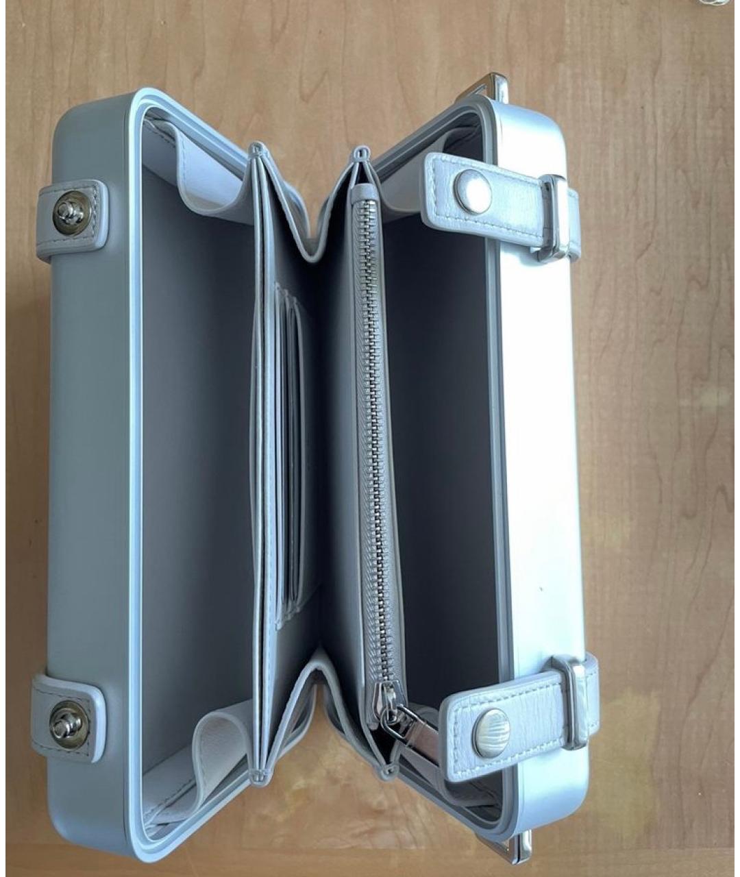 CHRISTIAN DIOR Серебряная сумка на плечо, фото 4