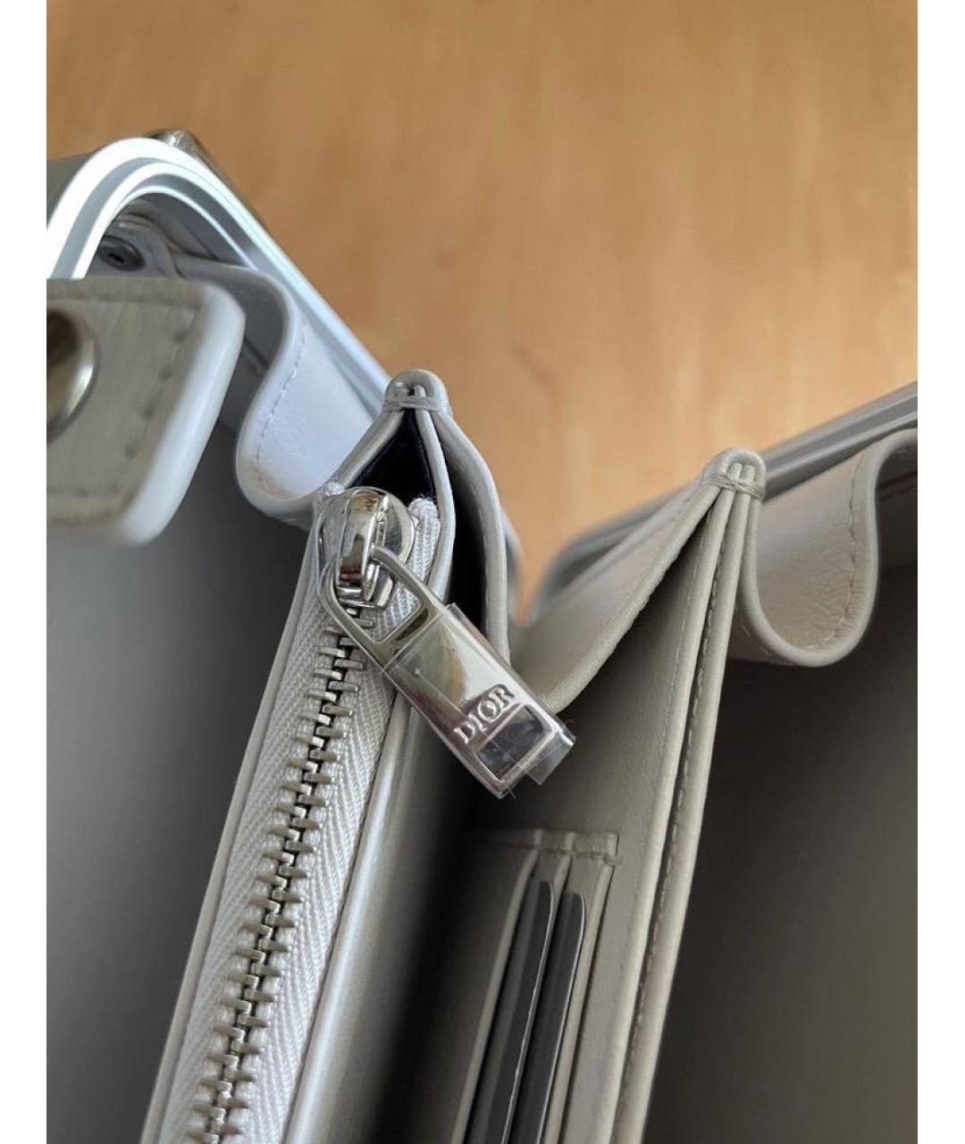 CHRISTIAN DIOR Серебряная сумка на плечо, фото 5