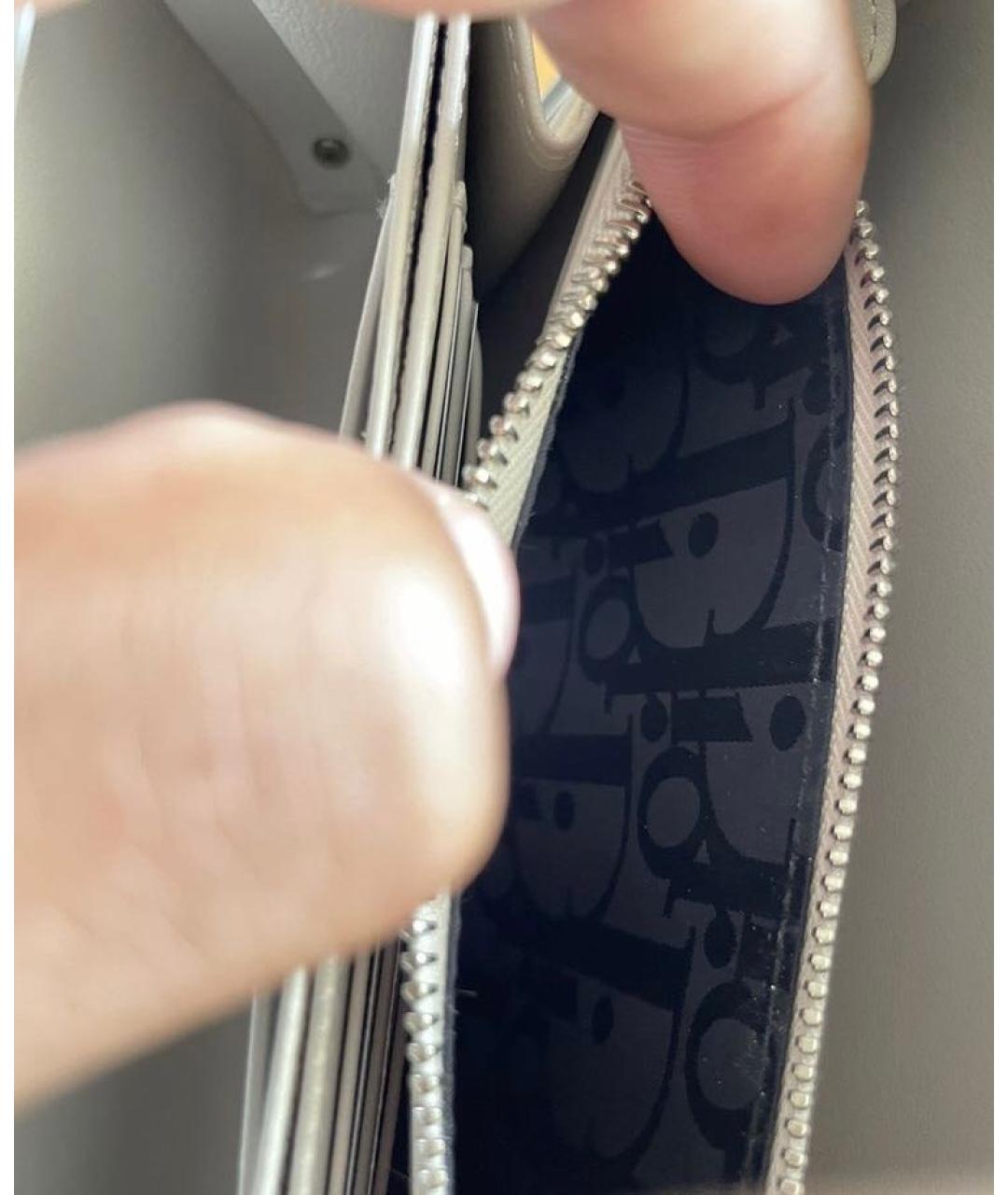 CHRISTIAN DIOR Серебряная сумка на плечо, фото 6