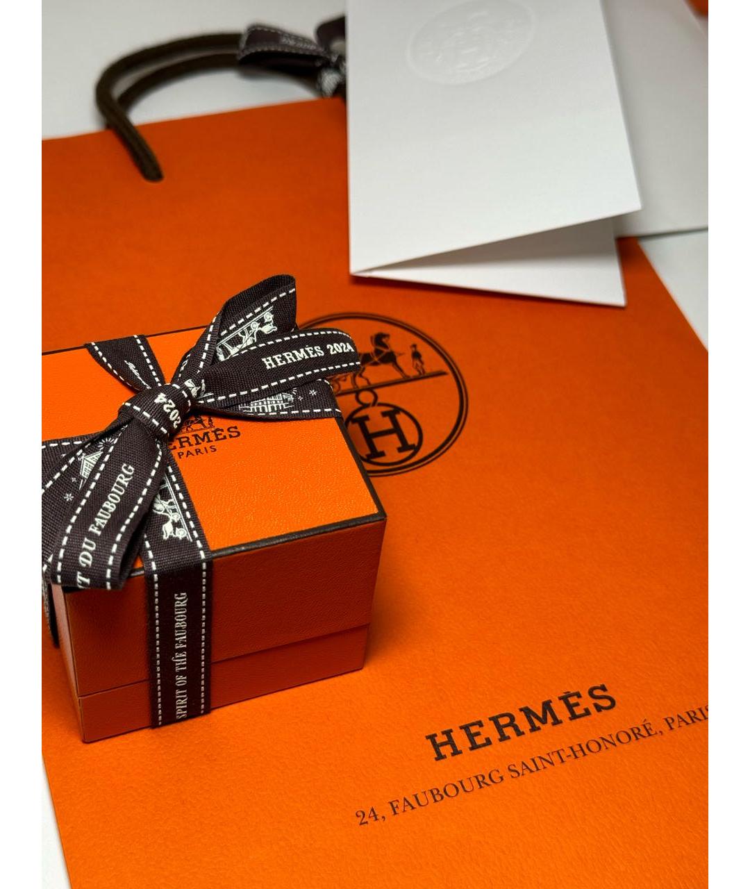 HERMES Серебряное серебряное кольцо, фото 5