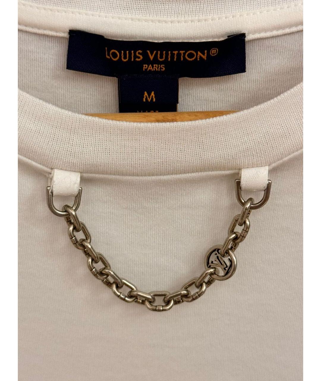 LOUIS VUITTON Белая футболка, фото 4