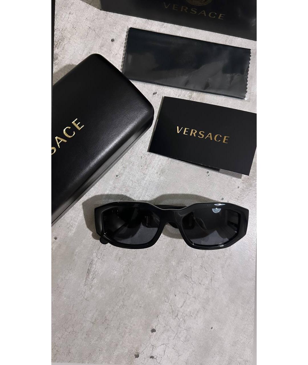 VERSACE Серые солнцезащитные очки, фото 5