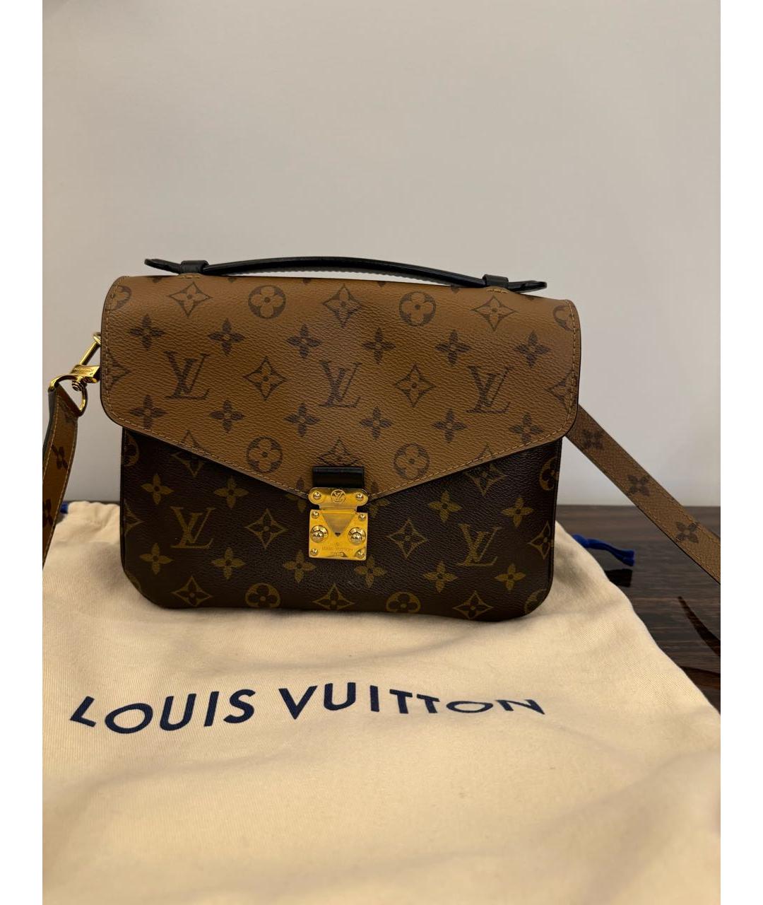 LOUIS VUITTON Коричневая сумка через плечо, фото 2