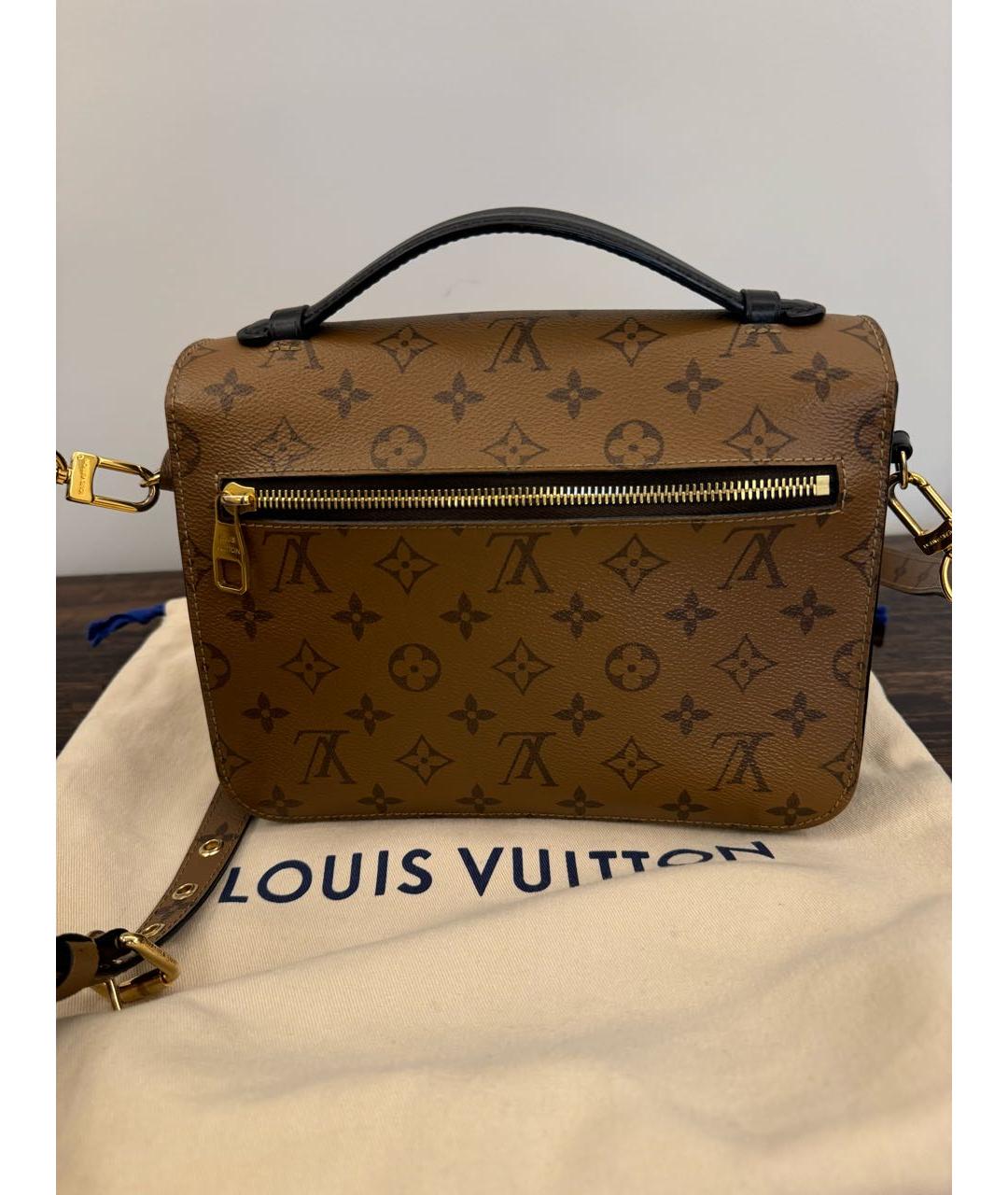 LOUIS VUITTON Коричневая сумка через плечо, фото 3