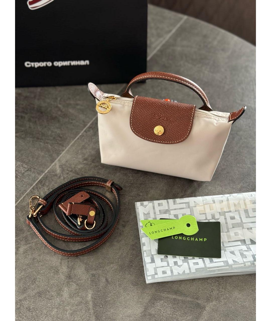 LONGCHAMP Бежевая сумка через плечо, фото 3