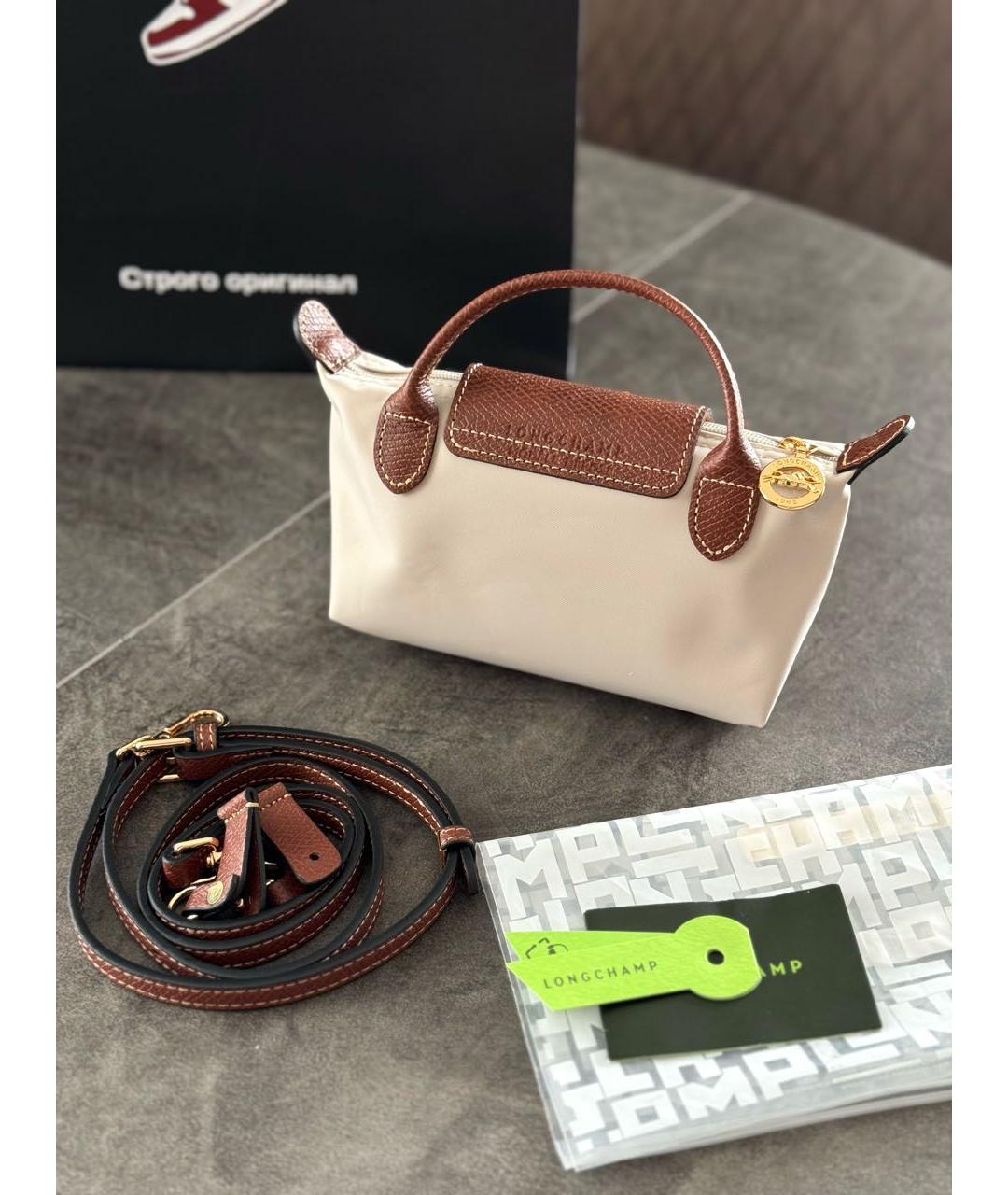 LONGCHAMP Бежевая сумка через плечо, фото 6