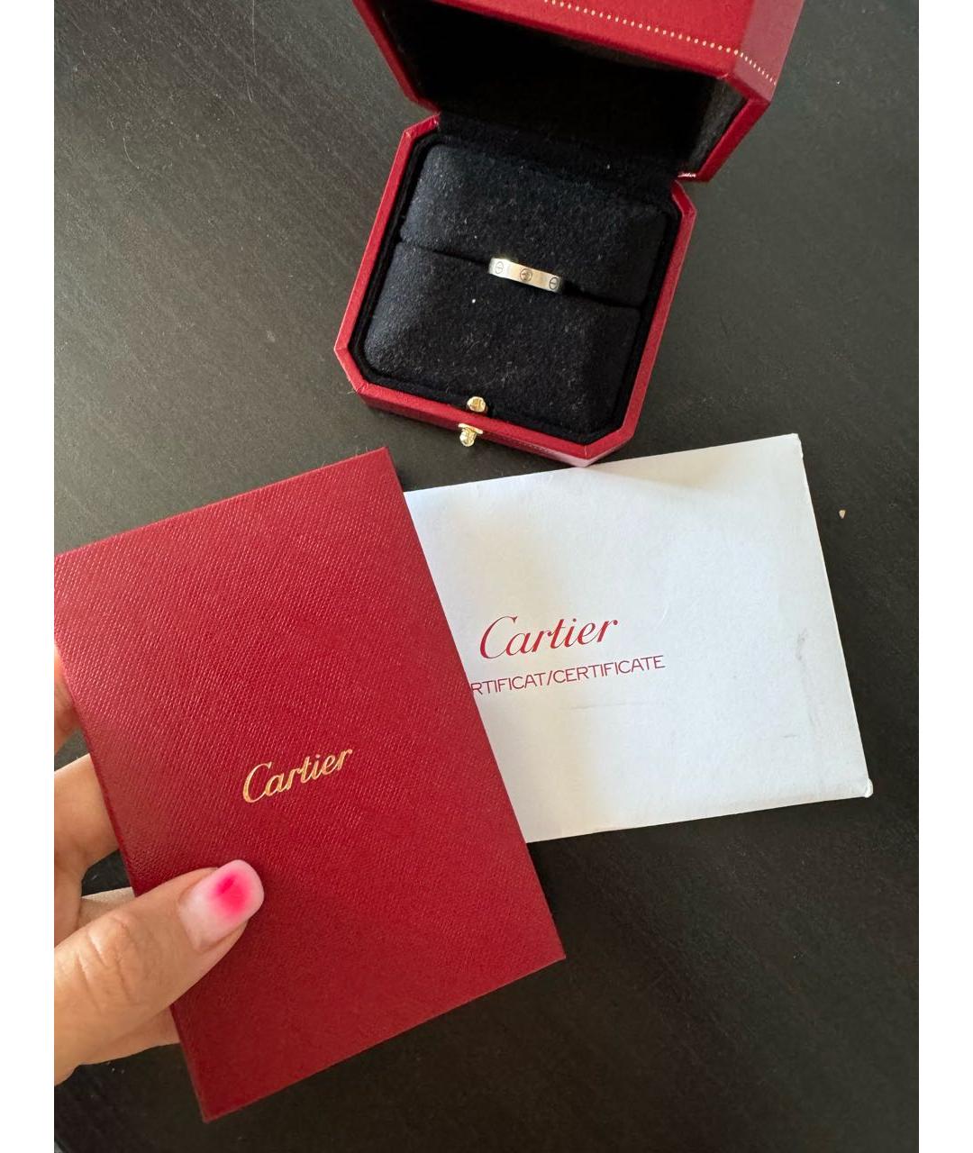 CARTIER Серебряное кольцо из белого золота, фото 8