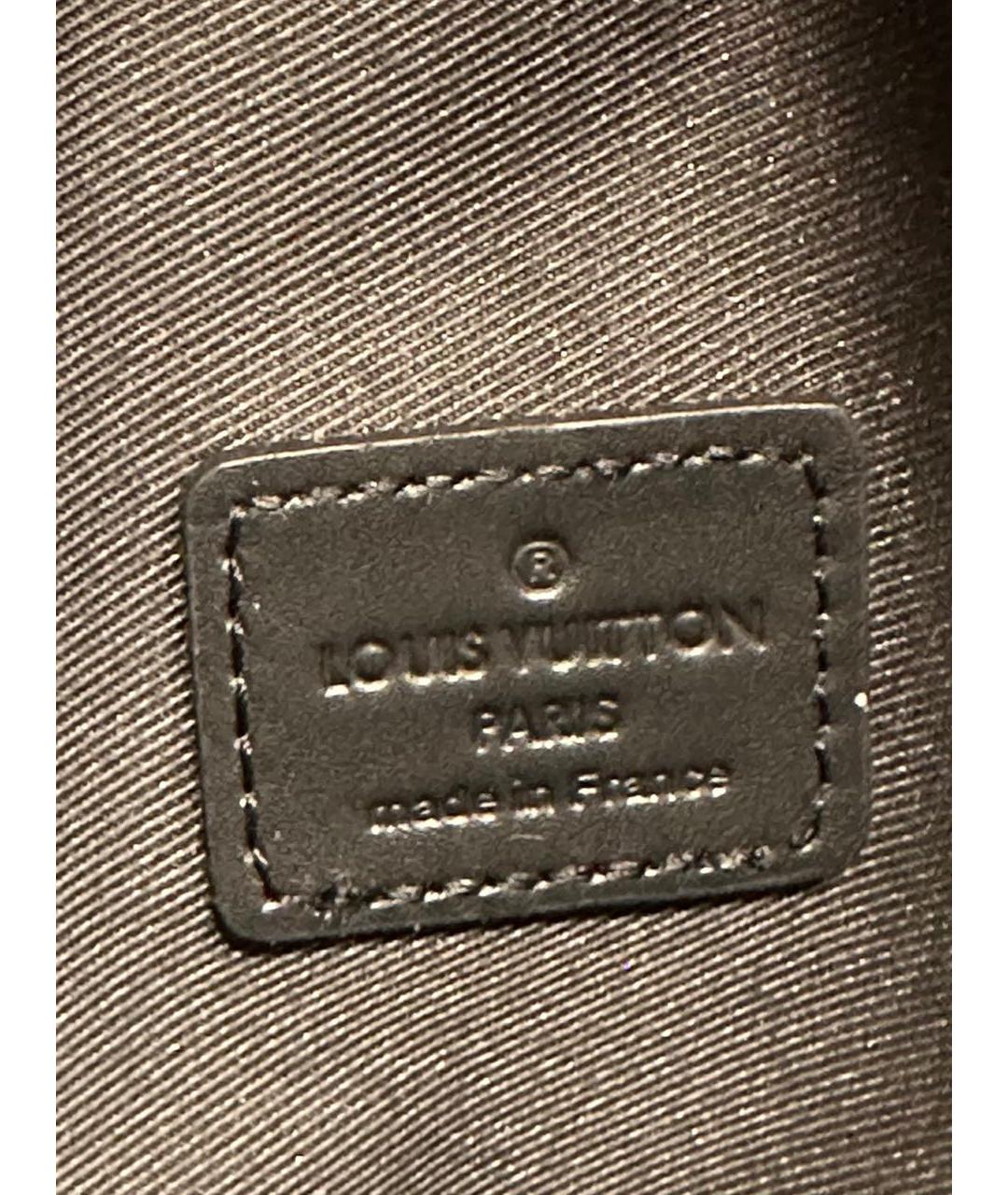 LOUIS VUITTON Коричневый кожаный рюкзак, фото 6