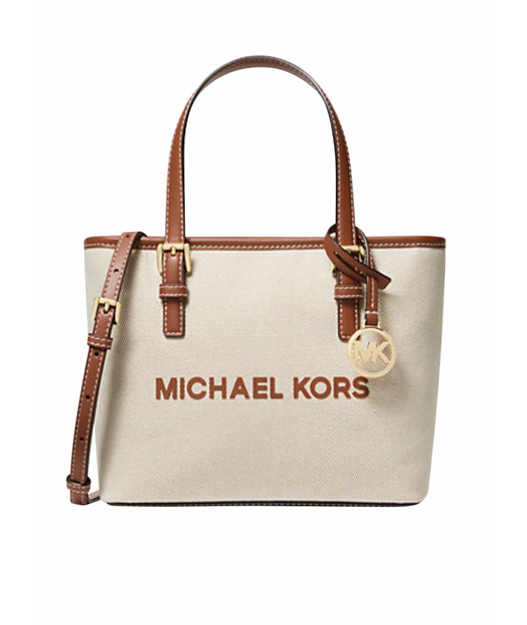 MICHAEL KORS Бежевая сумка тоут, фото 1