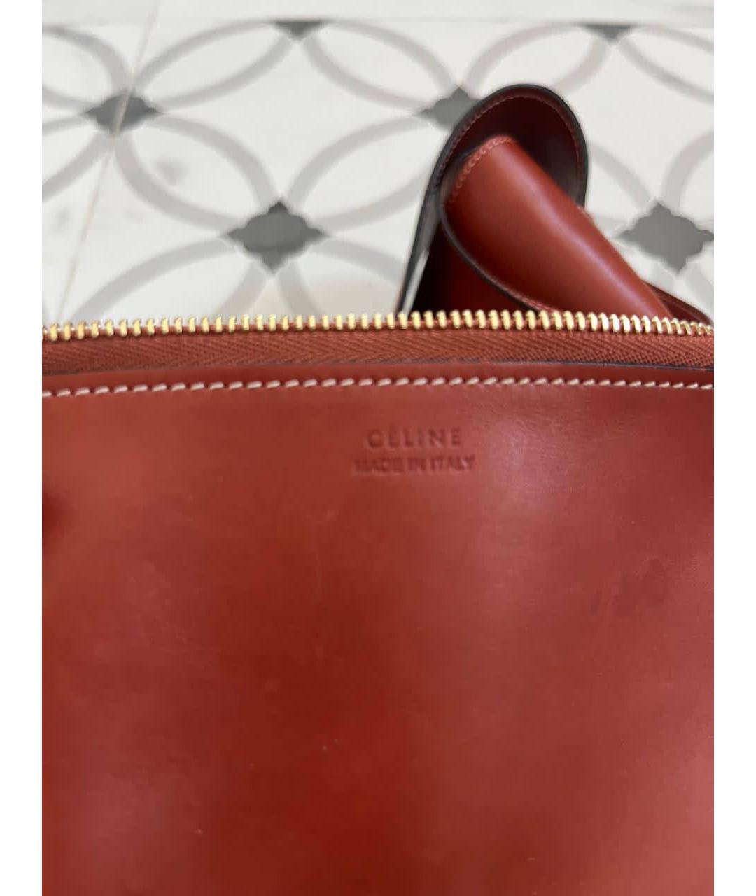 CELINE Коричневая сумка тоут, фото 8