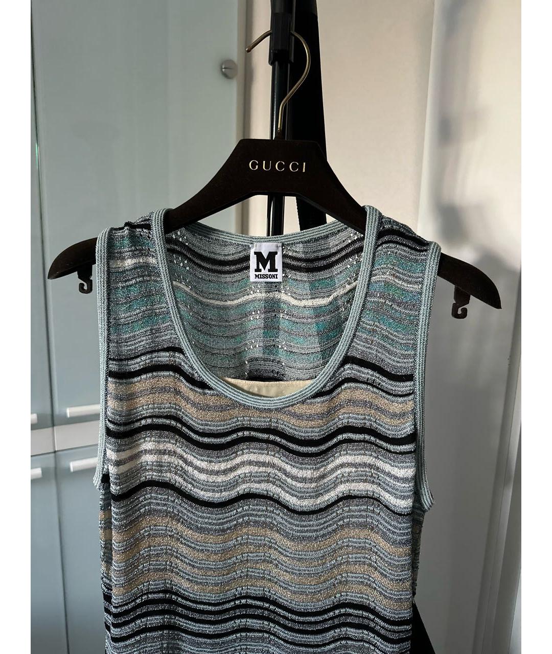 MISSONI Мульти вискозное повседневное платье, фото 3