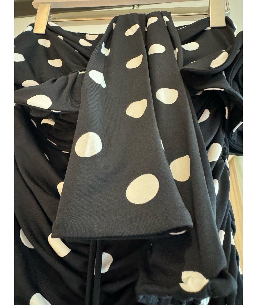 MAGDA BUTRYM Черное вискозное коктейльное платье, фото 5