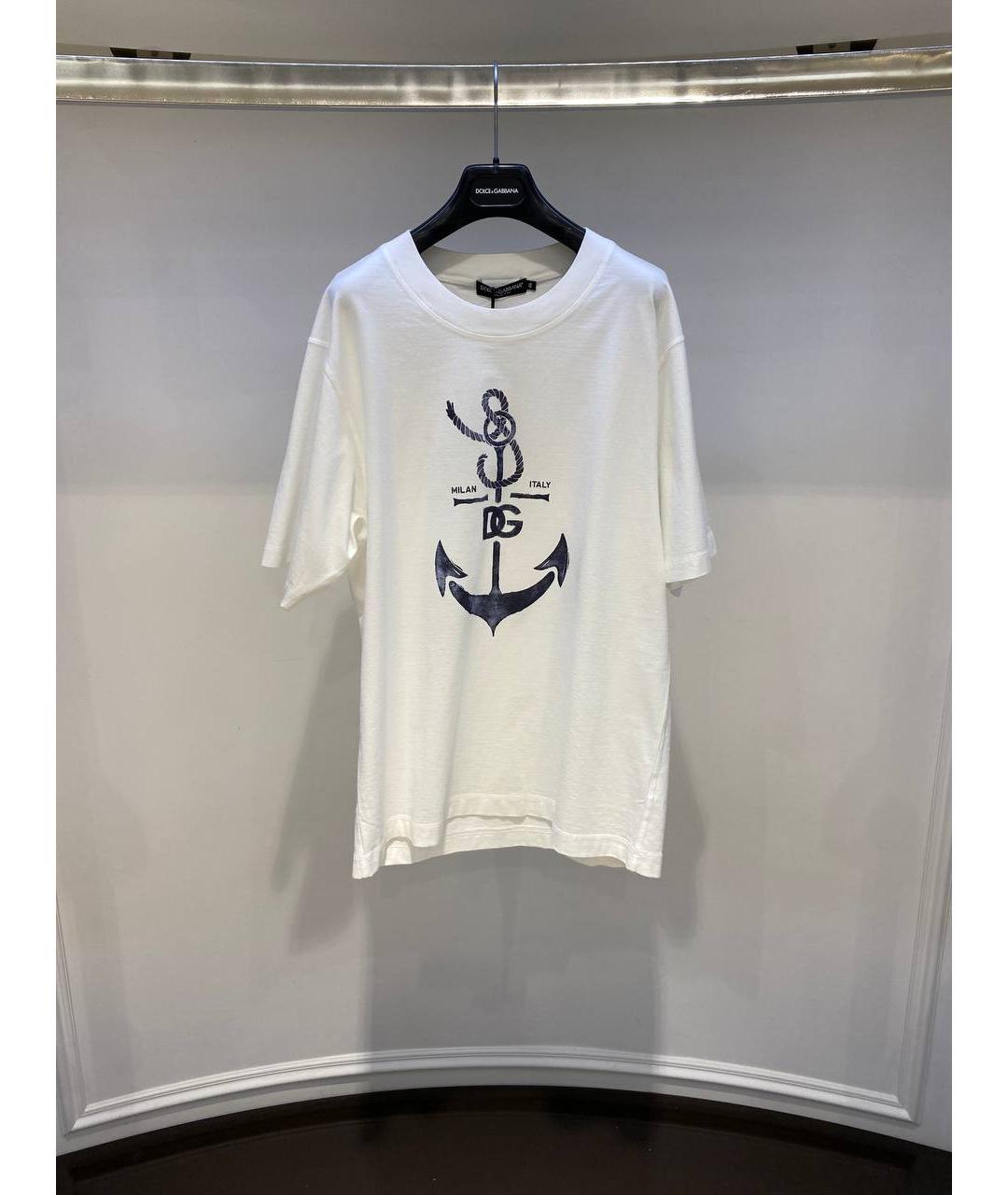 DOLCE&GABBANA Белая футболка, фото 3